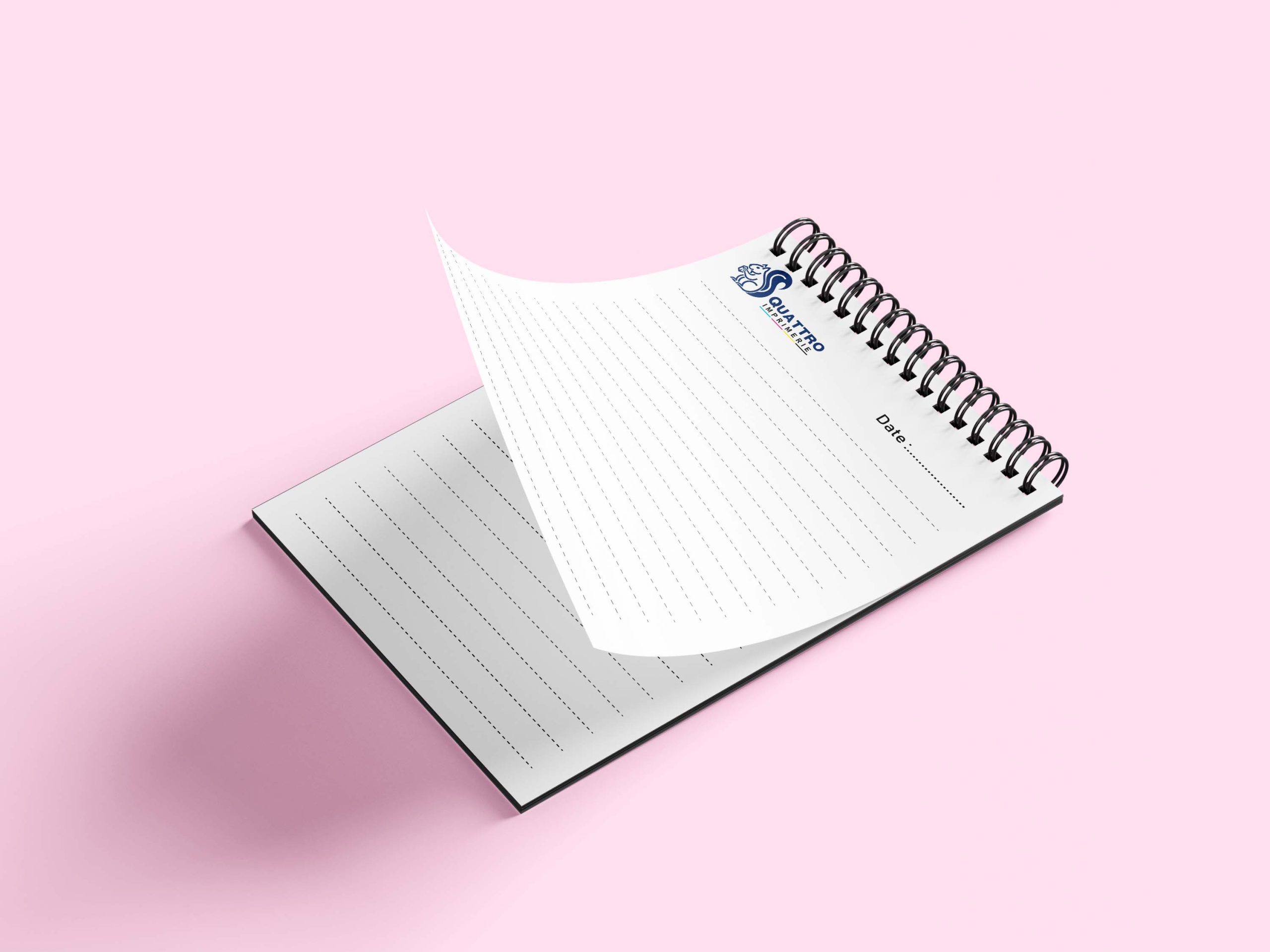 Bloc note à spirales